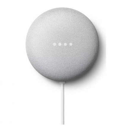 Google Nest Mini (2nd gen), Chalk (Gray) - išmanusis garsiakalbis ir namų asistentas kaina