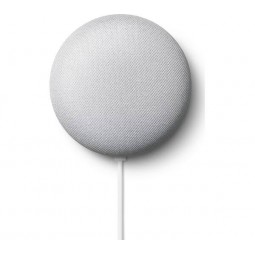 Google Nest Mini (2nd gen), Chalk (Gray) - išmanusis garsiakalbis ir namų asistentas pigiau