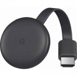 Google Chromecast 3 (3rd gen) Multimedia Player, HDMI, Charcoal (Black) - multimedijos grotuvas pigiau