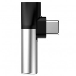 Baseus L41 Audio Converter USB-C to USB-C + 3.5mm - garso ir įkrovimo / duomenų adapteris išsimokėtinai