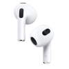 Apple AirPods 3nd gen (2021) White MME73ZM/A - belaidės ausinės su įkrovimo dėklu pigiau