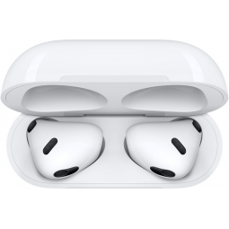Apple AirPods 3nd gen (2021) White MME73ZM/A - belaidės ausinės su įkrovimo dėklu pigiai