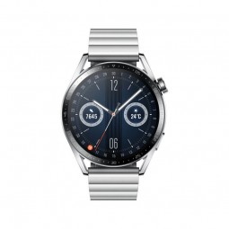 Huawei Watch GT 3 46mm JPT-B19T, Stainless Steel Strap, Silver - išmanusis laikrodis pigiau