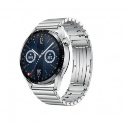 Huawei Watch GT 3 46mm JPT-B19T, Stainless Steel Strap, Silver - išmanusis laikrodis kaina