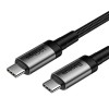 Baseus Cafule USB-C to USB-C Cable PD 3.1 100W, Black / Gray - greito įkrovimo kabelis internetu