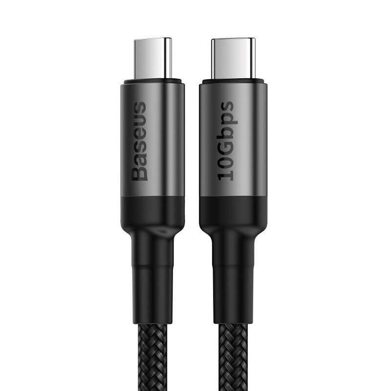 Baseus Cafule USB-C to USB-C Cable PD 3.1 100W, Black / Gray - greito įkrovimo kabelis kaina