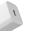 Baseus Super Si Quick Charger 1C 20W with USB-C to Lightning 1m cable, White - buitinis įkroviklis lizingu