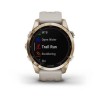 Garmin fenix 7S Sapphire Solar 42mm Cream Gold / Light Sand, Silicone, Wi-Fi, GPS išmanusis laikrodis pigiai