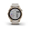 Garmin fenix 7S Sapphire Solar 42mm Cream Gold / Light Sand, Silicone, Wi-Fi, GPS išmanusis laikrodis lizingu