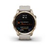 Garmin fenix 7S Sapphire Solar 42mm Cream Gold / Light Sand, Silicone, Wi-Fi, GPS išmanusis laikrodis kaune