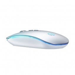Inphic M1L 2.4G Wireless Mouse, 1600 DPI, RGB, Silent, Silver - belaidė pelė išsimokėtinai