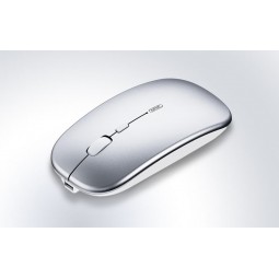 Inphic PM1BS Bluetooth and 2.4G Wireless Mouse, 1600 DPI, Slim, Silent, Silver - belaidė pelė lizingu