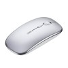 Inphic PM1BS Bluetooth and 2.4G Wireless Mouse, 1600 DPI, Slim, Silent, Silver - belaidė pelė išsimokėtinai