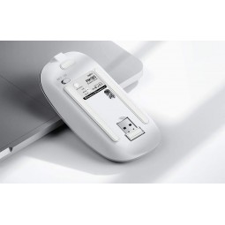 Inphic PM1BS Bluetooth and 2.4G Wireless Mouse, 1600 DPI, Slim, Silent, Silver - belaidė pelė kaune