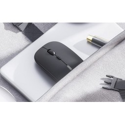 Inphic PM1BS Bluetooth and 2.4G Wireless Mouse, 1600 DPI, Slim, Silent, Black - belaidė pelė pigiai