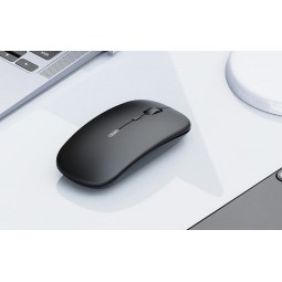 Inphic PM1BS Bluetooth and 2.4G Wireless Mouse, 1600 DPI, Slim, Silent, Black - belaidė pelė garantija