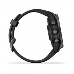 Garmin fenix 7S Sapphire Solar 42mm Carbon Gray / DLC Titanium, Silicone, Wi-Fi, GPS išmanusis laikrodis greitai