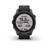 Garmin fenix 7S Sapphire Solar 42mm Carbon Gray / DLC Titanium, Silicone, Wi-Fi, GPS išmanusis laikrodis pigiai