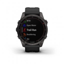 Garmin fenix 7S Sapphire Solar 42mm Carbon Gray / DLC Titanium, Silicone, Wi-Fi, GPS išmanusis laikrodis lizingu