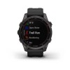 Garmin fenix 7S Sapphire Solar 42mm Carbon Gray / DLC Titanium, Silicone, Wi-Fi, GPS išmanusis laikrodis lizingu