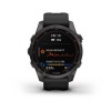 Garmin fenix 7S Sapphire Solar 42mm Carbon Gray / DLC Titanium, Silicone, Wi-Fi, GPS išmanusis laikrodis kaune