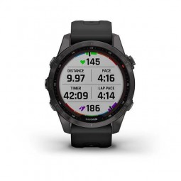 Garmin fenix 7S Sapphire Solar 42mm Carbon Gray / DLC Titanium, Silicone, Wi-Fi, GPS išmanusis laikrodis atsiliepimai
