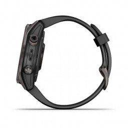 Garmin fenix 7S Sapphire Solar 42mm Carbon Gray / DLC Titanium, Silicone, Wi-Fi, GPS išmanusis laikrodis epirkimas.lt