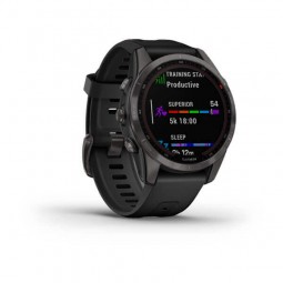 Garmin fenix 7S Sapphire Solar 42mm Carbon Gray / DLC Titanium, Silicone, Wi-Fi, GPS išmanusis laikrodis pigiau