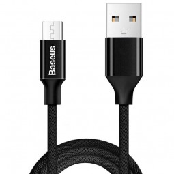 Baseus Micro USB Yiven 2A 1.5m kabelis, juodas