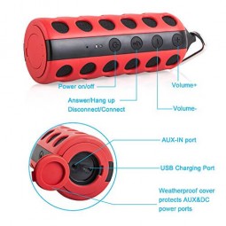 Esotica Sport SC-21 Stereo Bluetooth belaidė kolonėlė, oranžinė internetu
