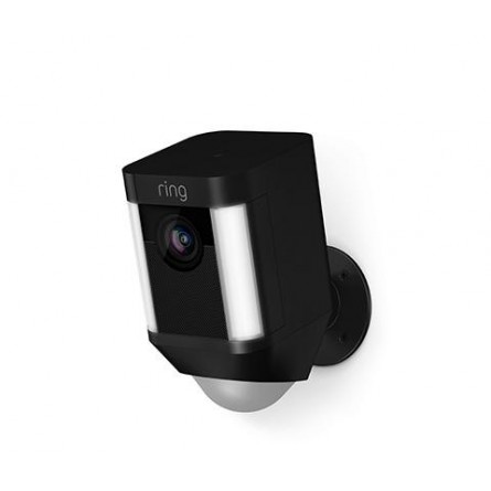 Ring Spotlight Cam Battery, Black - lauko apsaugos kamera kaina