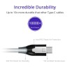 Tronsmart USB-C ATC6 3A 1m kabelis, aukštos kokybės, nailoninis, tamsiai pilkas kaune