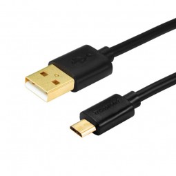 Tronsmart Micro UAB MUS03 2.4A 1m kabelis, aukštos kokybės, juodas pigiau