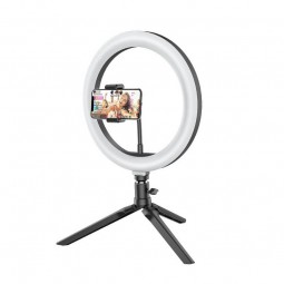 Blitzwolf BW-SL3 Selfie Ring Light - stalinis foto trikojis su žiedine lempa ir laikikliu išmaniajam telefonui pigiau