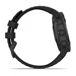 Garmin fenix 6 Pro 47mm, Black / Black, Silicone, GPS išmanusis laikrodis pigiai