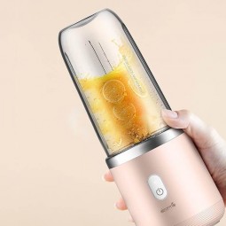 Xiaomi Deerma NU05 Portable Mini Juice Blender nešiojamas plakiklis - gertuvė, rožinė atsiliepimai