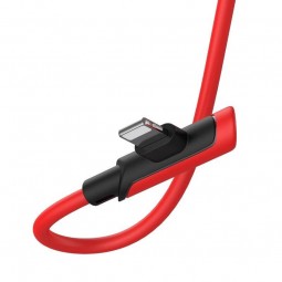 Baseus Colorful Elbow Type-C to Lightning 18W PD 1.2m greito įkrovimo kabelis, raudonas pigiai