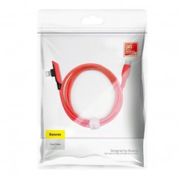 Baseus Colorful Elbow Type-C to Lightning 18W PD 1.2m greito įkrovimo kabelis, raudonas kaune