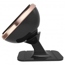Baseus 360° Rotation Magnetic Mount Holder, Rose Gold -  automobilinis magnetinis laikiklis išsimokėtinai