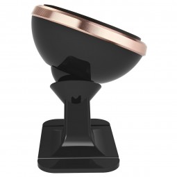 Baseus 360° Rotation Magnetic Mount Holder, Rose Gold -  automobilinis magnetinis laikiklis, juodas / rožinis auksas kaune