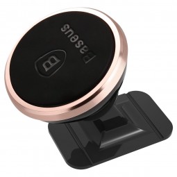 Baseus 360° Rotation Magnetic Mount Holder, Rose Gold -  automobilinis magnetinis laikiklis atsiliepimai
