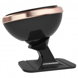 Baseus 360° Rotation Magnetic Mount Holder, Rose Gold -  automobilinis magnetinis laikiklis, juodas / rožinis auksas garantija