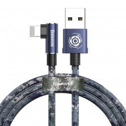 Baseus Camouflage Mobile Game 2.4A 1m kabelis, kamufliažinis / mėlynas  pigiau