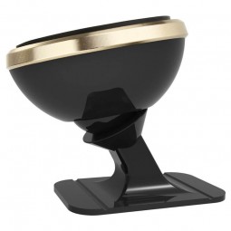Baseus 360-degree Rotation automobilinis magnetinis laikiklis, juodas / auksinis garantija