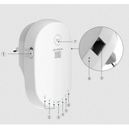 AirMobi iExtender FCF189 300Mbps N11 Wi-Fi belaidžio ryšio diapazono plėtiklis pigiau