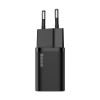 Baseus Super Si Quick Charger 1C 20W USB-C with USB-C to Lightning 1m cable, Balck - buitinis įkroviklis internetu
