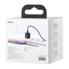 Baseus Super Si Quick Charger 1C 20W USB-C with USB-C to Lightning 1m cable, Balck - buitinis įkroviklis epirkimas.lt
