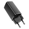 Baseus GaN2 Lite 65W Quick Charger, USB-C, USB-A, Black - buitinis įkroviklis internetu