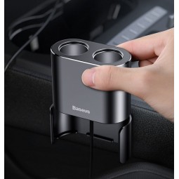 Baseus Car Charger 2x 3.4A 400W USB, High Efficiency Tow Two Cigarette Lighter - automobilinis įkroviklis greitai