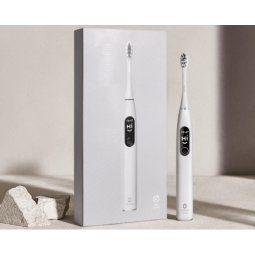 Xiaomi Oclean X Pro Elite Smart Sonic Electric Toothbrush Limestone Grey - elektrinis dantų šepetėlis pigiai